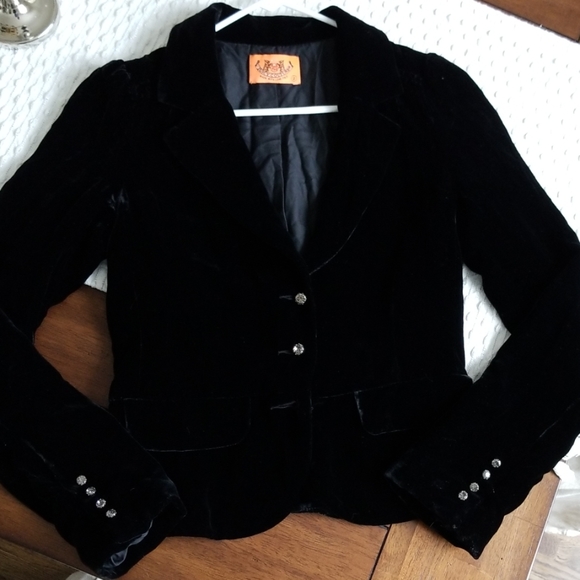 juicy couture velvet jacket